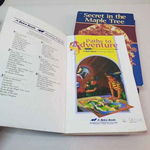 Lot Of 4 Abeka 3rd Grade Readers 3.1, 3.5, 3.6, 3.8 - Pilgrims P Water Damaged - Picture 5 of 13